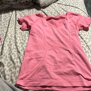 lulu lemon athletic shirt pink